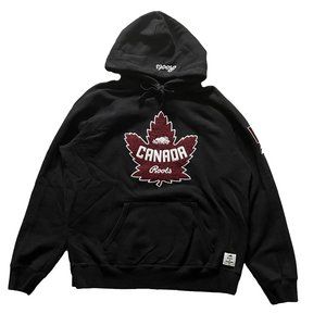 2000s Stitched Logo Roots Canada Hoodie - 2090362